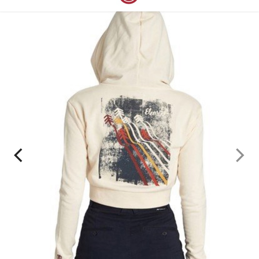 Element cropped sweatshirt top
